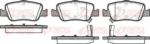 Brake Pad Set, disc brake (1356 02)
