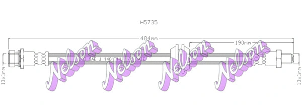 Brake Hose (H5735)