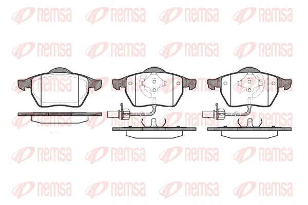 Brake Pad Set, disc brake (0390 22)