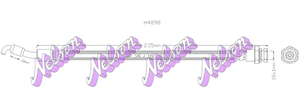 Brake Hose (H4898)