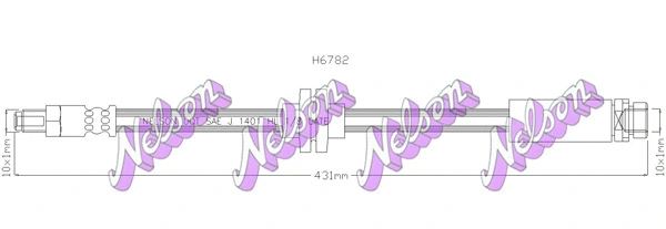 Brake Hose (H6782)