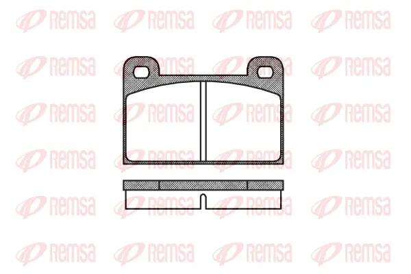 Brake Pad Set, disc brake (0018 00)