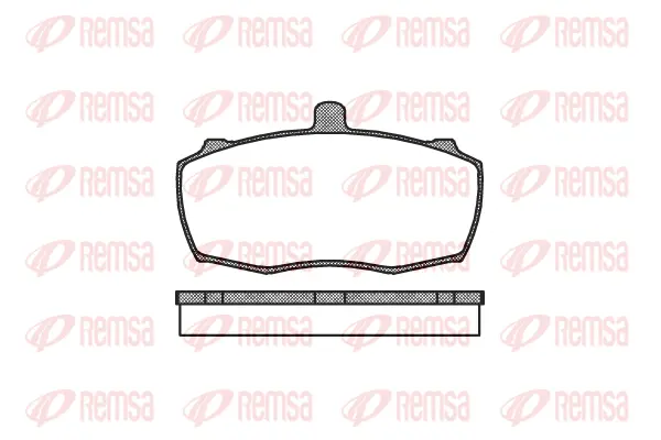 Brake Pad Set, disc brake (0159 00)