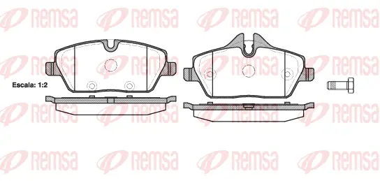 Brake Pad Set, disc brake (1131 10)