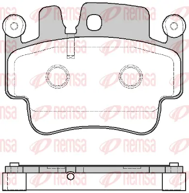 Brake Pad Set, disc brake (0982 00)