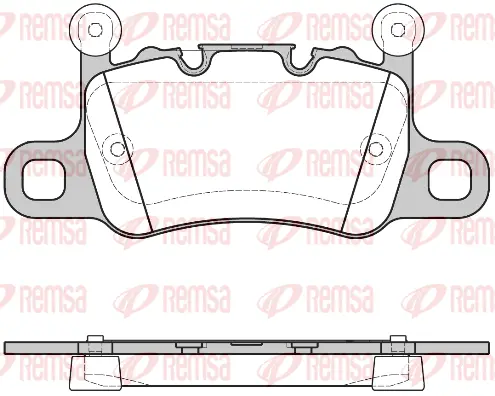 Brake Pad Set, disc brake (1598 10)