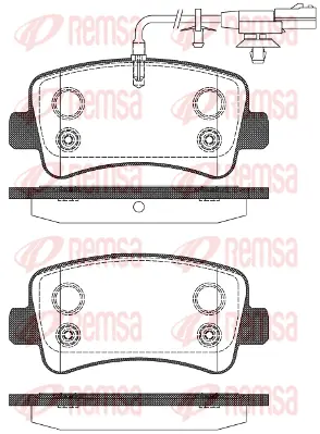 Brake Pad Set, disc brake (1439 11)