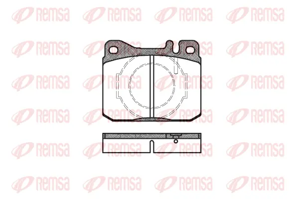 Brake Pad Set, disc brake (0010 40)