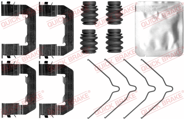 Accessory Kit, disc brake pad (109-0103)