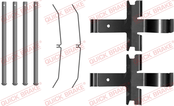 Accessory Kit, disc brake pad (109-0081)