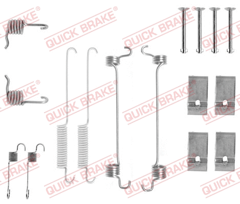 Accessory Kit, brake shoes (105-0677)