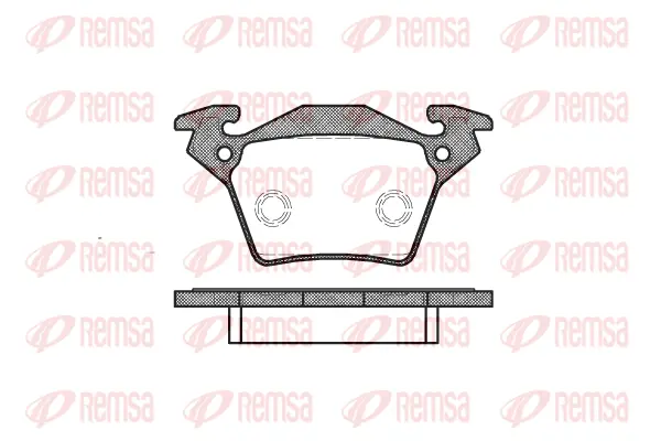 Brake Pad Set, disc brake (0717 00)