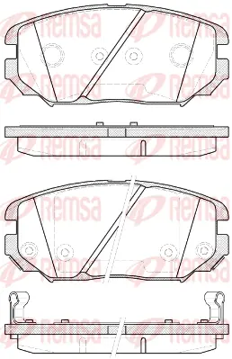 Brake Pad Set, disc brake (1204 12)
