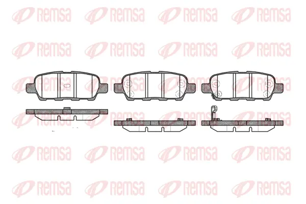 Brake Pad Set, disc brake (0876 01)