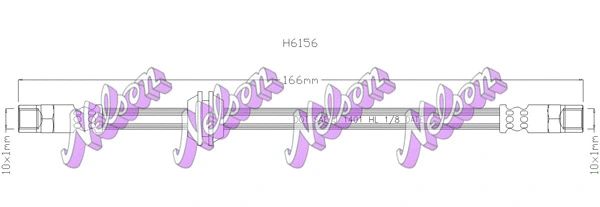 Brake Hose (H6156)