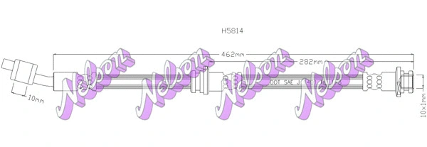 Brake Hose (H5814)