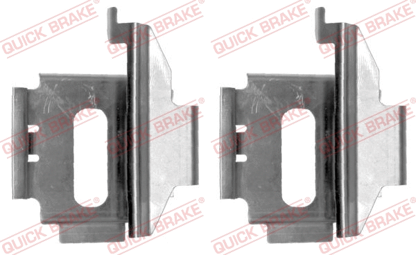 Accessory Kit, disc brake pad (109-1282)