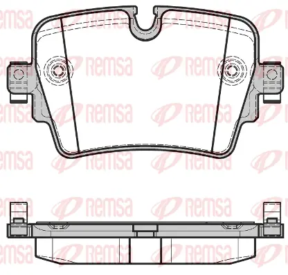 Brake Pad Set, disc brake (1614 08)