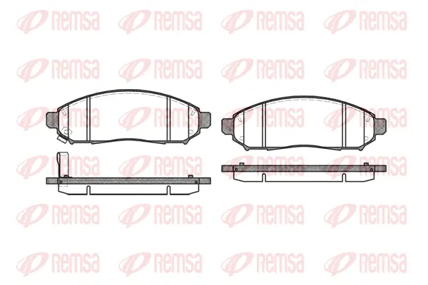 Brake Pad Set, disc brake (1162 01)