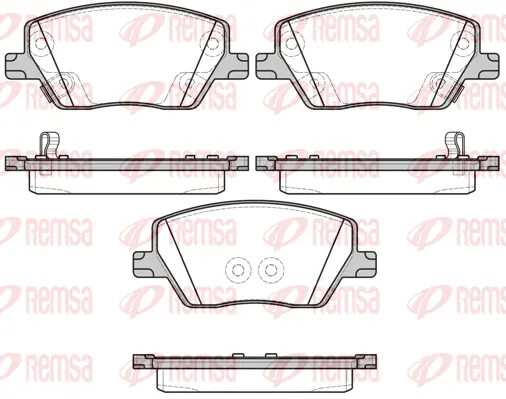 Brake Pad Set, disc brake (1695 02)