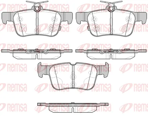 Brake Pad Set, disc brake (1551 12)