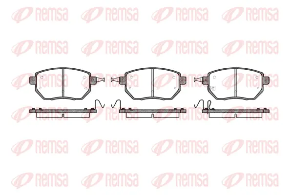 Brake Pad Set, disc brake (0985 02)