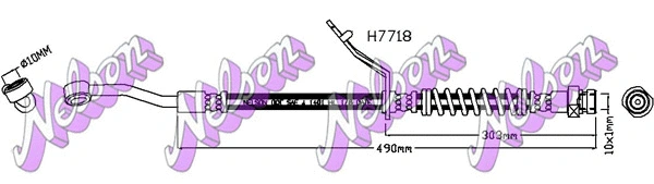 Brake Hose (H7718)