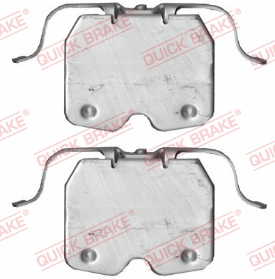 Accessory Kit, disc brake pad (109-1759)