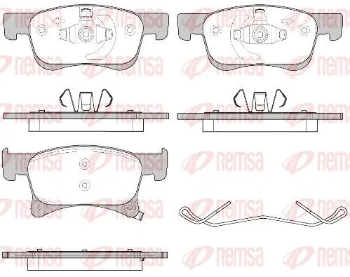 Brake Pad Set, disc brake (1580 02)