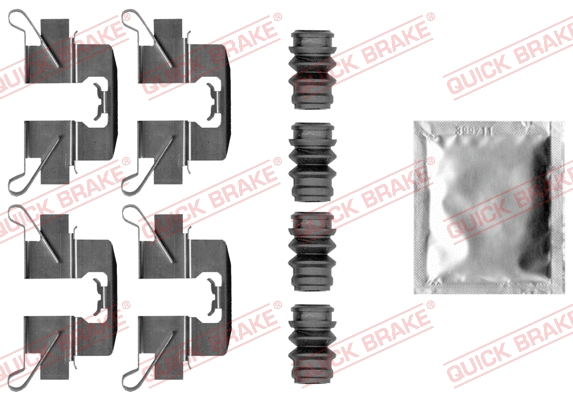 Accessory Kit, disc brake pad (109-0047)