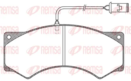 Brake Pad Set, disc brake (JCA277.41)
