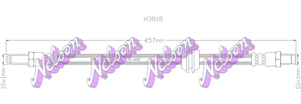 Brake Hose (H3818)