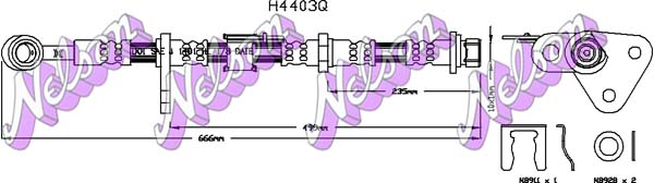 Brake Hose (H4403Q)