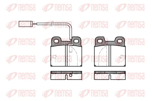 Brake Pad Set, disc brake (0005 11)