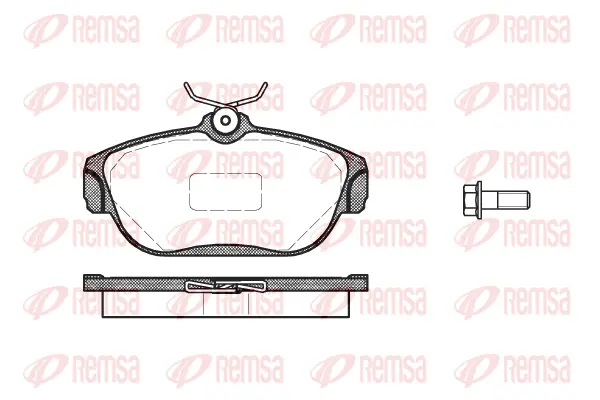 Brake Pad Set, disc brake (0368 00)