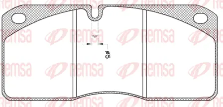 Brake Pad Set, disc brake (JCA278.21)