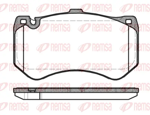 Brake Pad Set, disc brake (1455 00)