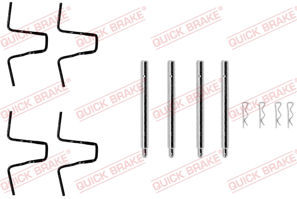 Accessory Kit, disc brake pad (109-0978)