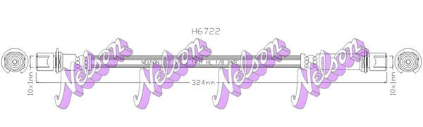 Brake Hose (H6722)