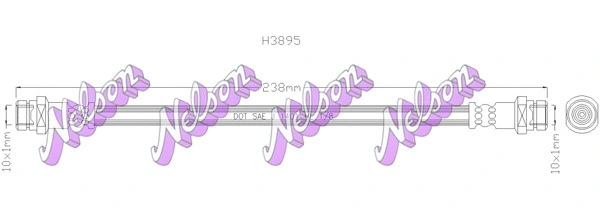 Brake Hose (H3895)