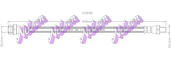 Brake Hose (H3898)