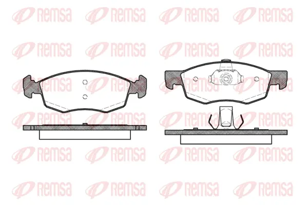 Brake Pad Set, disc brake (0172 30)