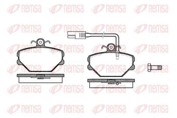 Brake Pad Set, disc brake (0264 12)