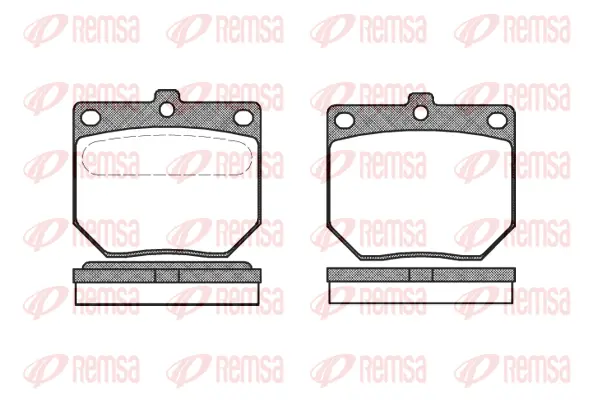Brake Pad Set, disc brake (0186 00)