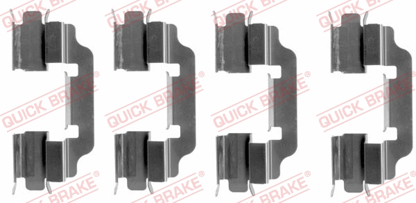 Accessory Kit, disc brake pad (109-1601)