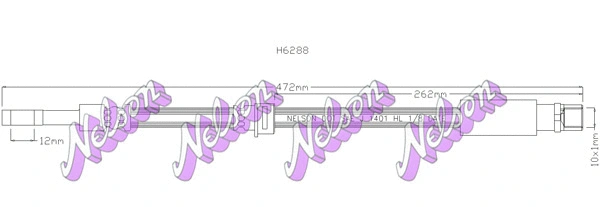 Brake Hose (H6288)