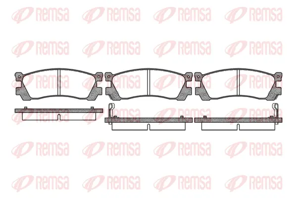 Brake Pad Set, disc brake (0399 02)