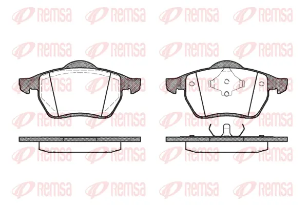 Brake Pad Set, disc brake (0390 00)