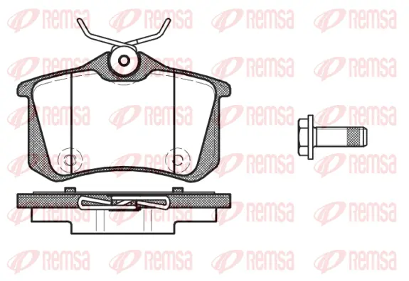 Brake Pad Set, disc brake (1391 10)
