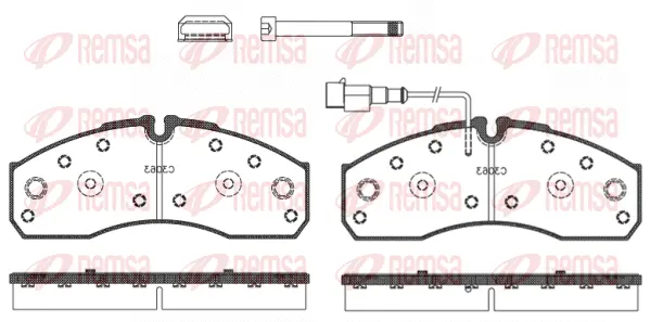 Brake Pad Set, disc brake (0651 42)